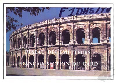 Carte QSL F1DHS, galerie F5AD